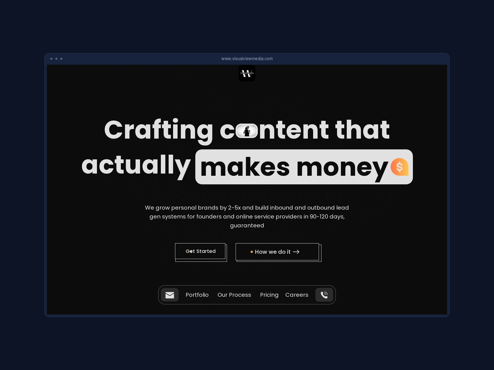 VisualView Media public homepage
